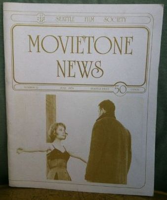 MOVIETONE NEWS magazine side cover Issue 32 June 1974