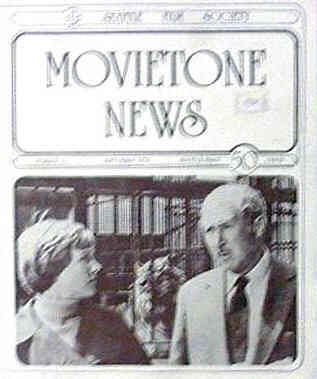MOVIETONE NEWS magazine side cover Issue 35 September 1974