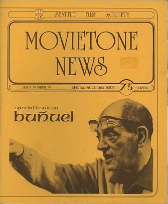 MOVIETONE NEWS magazine side cover Issue 39 February 1975