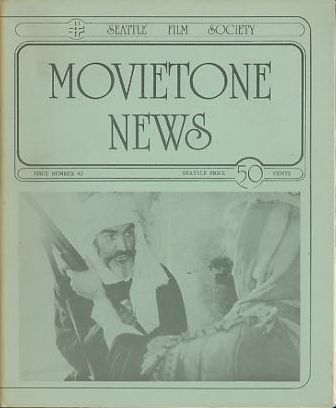 MOVIETONE NEWS magazine side cover Issue 42 July 1975