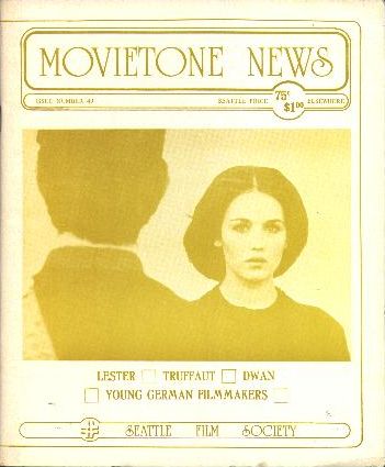 MOVIETONE NEWS magazine side cover Issue 49 April 1976