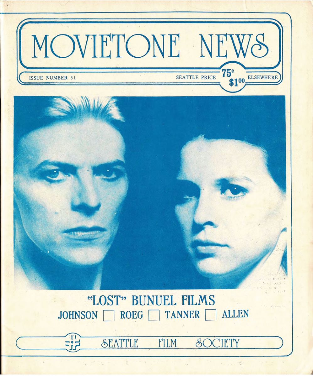 MOVIETONE NEWS magazine side cover Issue 51 August 1976