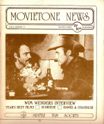 MOVIETONE NEWS magazine side cover Issue 57 February 1978