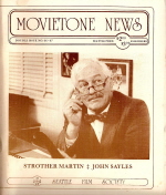 MOVIETONE NEWS magazine side cover Issue 66/67 March 1981