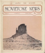 MOVIETONE NEWS magazine side cover Issue 26 October 1973