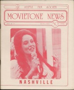 MOVIETONE NEWS magazine side cover Issue 43 September 1975