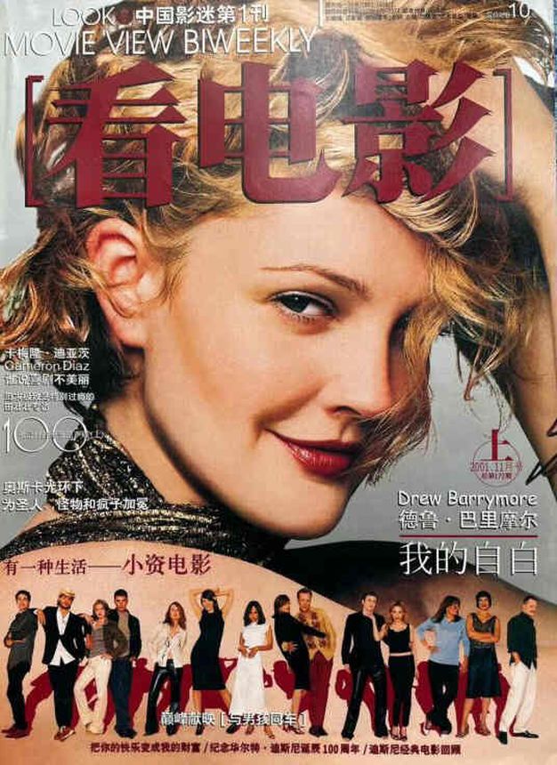 MOVIE VIEW magazine side cover  November 2001