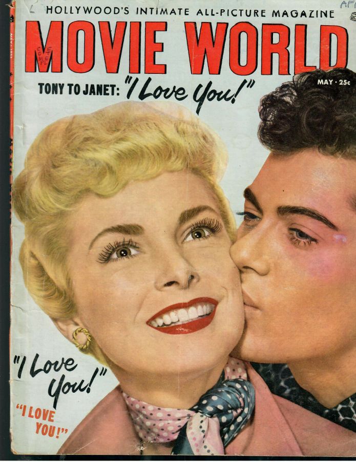 MOVIE WORLD magazine side cover  Vol 4 No 3 May 1953