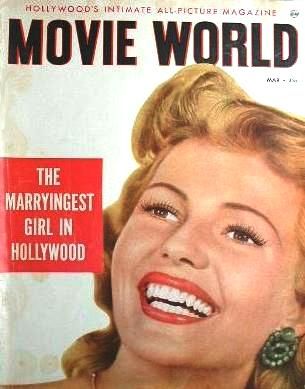 MOVIE WORLD magazine side cover Vol 5 # 2 March 1954