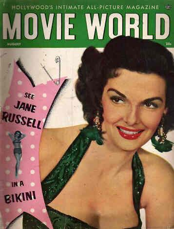 MOVIE WORLD magazine side cover Vol 5 # 4 August 1954