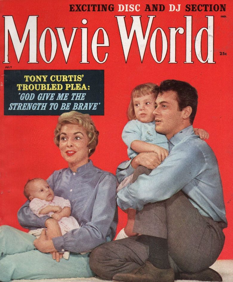 MOVIE WORLD magazine side cover Vol 4 # 4 July 1959