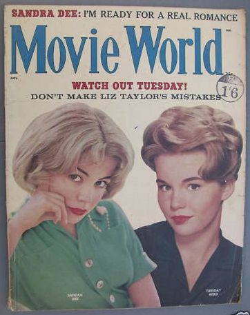 MOVIE WORLD magazine side cover Vol 4 # 6 November 1959