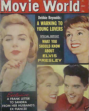 MOVIE WORLD magazine side cover  Vol 6 No 3 May 1961