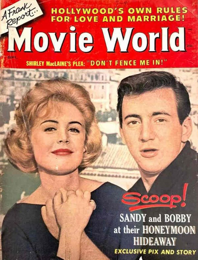 MOVIE WORLD magazine side cover  Vol 6 No 5 September 1961