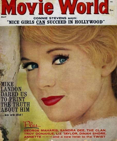 MOVIE WORLD magazine side cover  Vol 7 No 3 May 1962