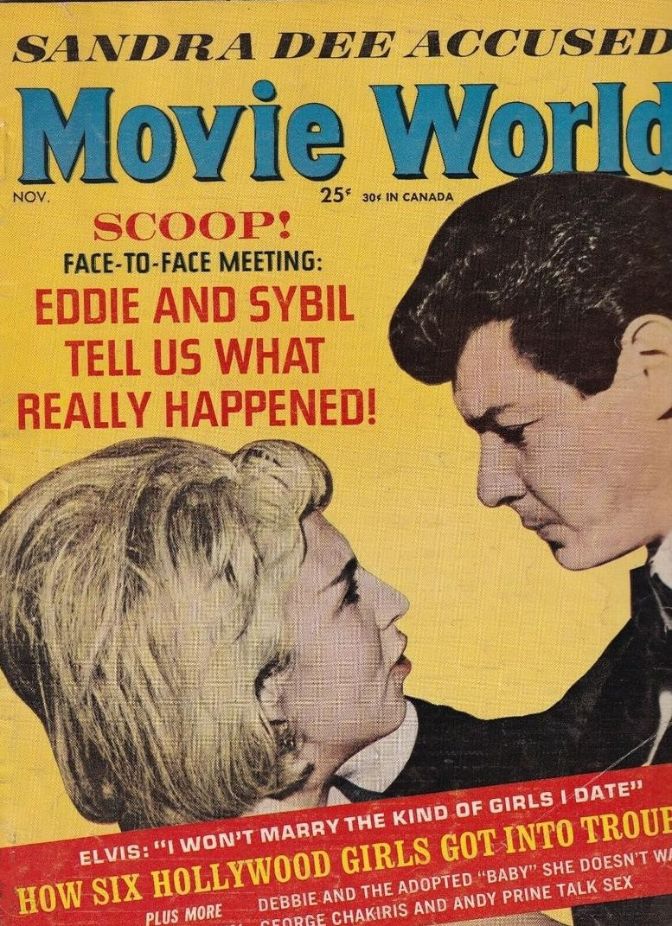 MOVIE WORLD magazine side cover  Vol 8 No 5 September 1963