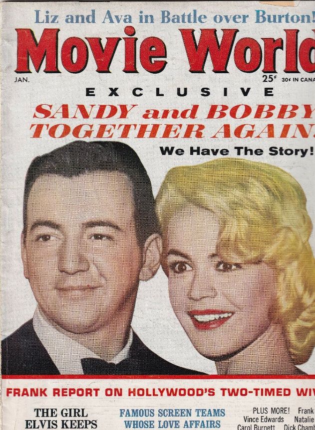 MOVIE WORLD magazine side cover  Vol 9 # 1 January 1964