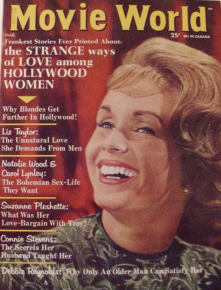 MOVIE WORLD magazine side cover  Vol 9 # 2 March 1964