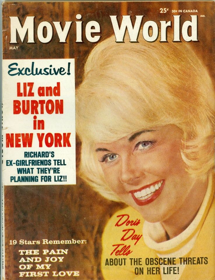 MOVIE WORLD magazine side cover  Vol 9 # 3 May 1964
