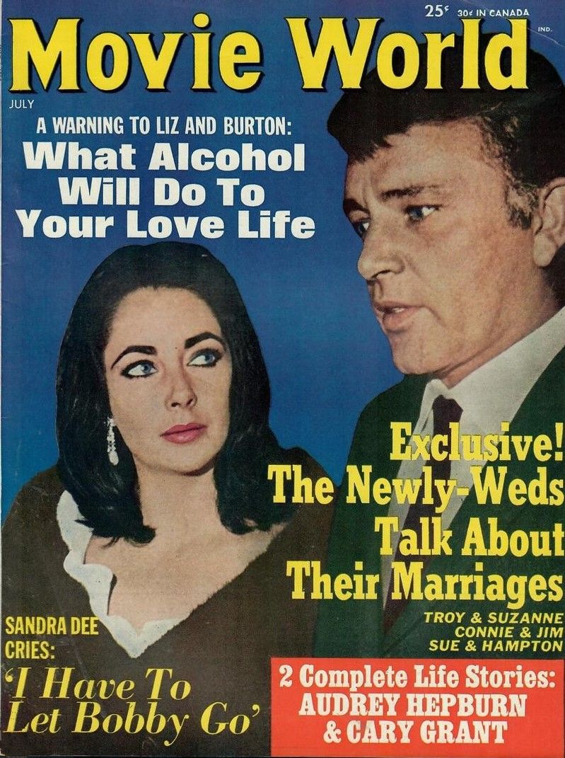 MOVIE WORLD magazine side cover  Vol 9 # 4 July 1964