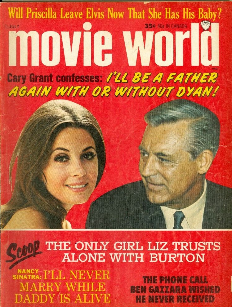 MOVIE WORLD magazine side cover  Vol 13 # 4 July 1968