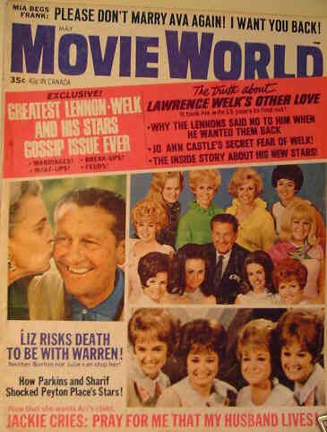 MOVIE WORLD magazine side cover  Vol 14 No 3 May 1969
