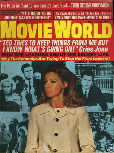 MOVIE WORLD magazine side cover  Vol 15 # 11 November 1970