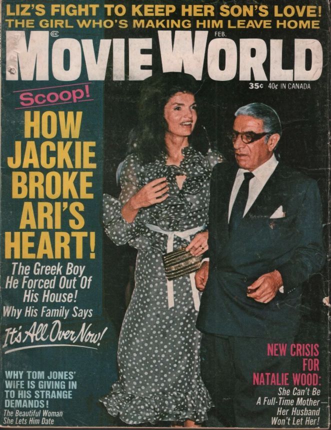 MOVIE WORLD magazine side cover  Vol 16 # 2 February 1971