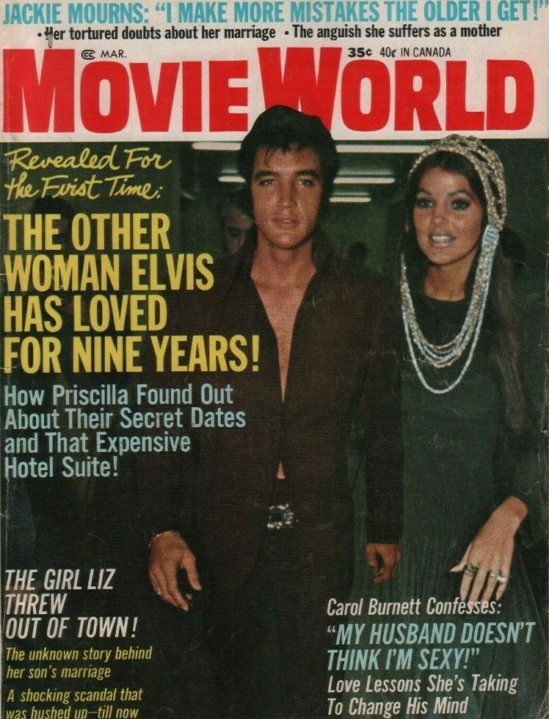 MOVIE WORLD magazine side cover  Vol 16 # 3 March 1971