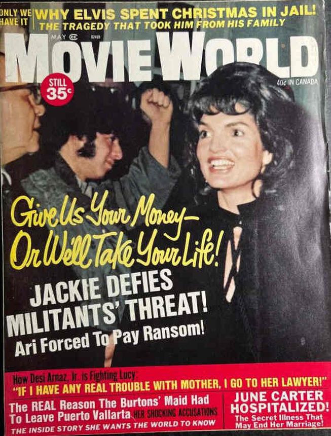 MOVIE WORLD magazine side cover  Vol 16 # 5 May 1971