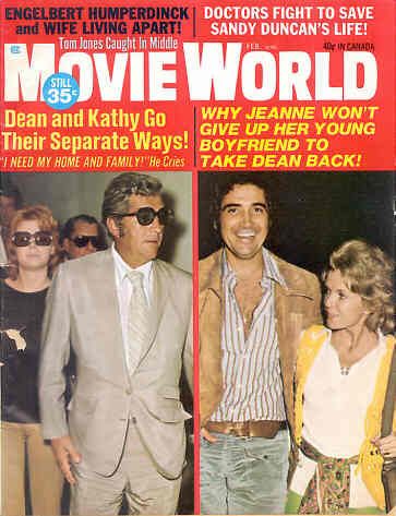 MOVIE WORLD magazine side cover  Vol 17 # 2 February 1972
