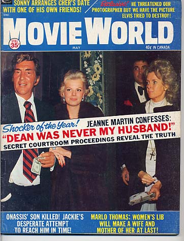 MOVIE WORLD magazine side cover  Vol 18 # 5 May 1973