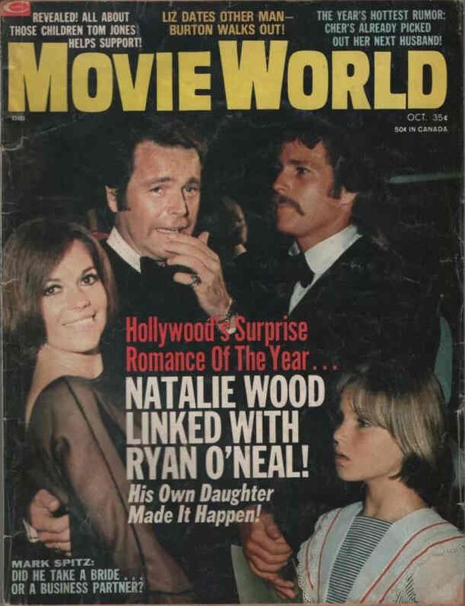 MOVIE WORLD magazine side cover  Vol 18 # 10 October 1973