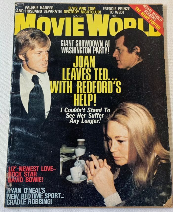 MOVIE WORLD magazine side cover  Vol 20 # 3 March 1975