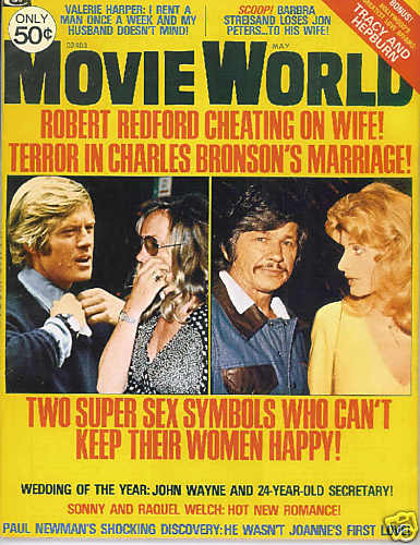 MOVIE WORLD magazine side cover  Vol 20 # 5 May 1975