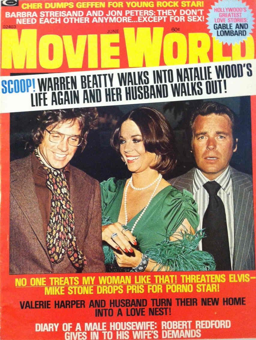 MOVIE WORLD magazine side cover  Vol 20 # 6 June 1975