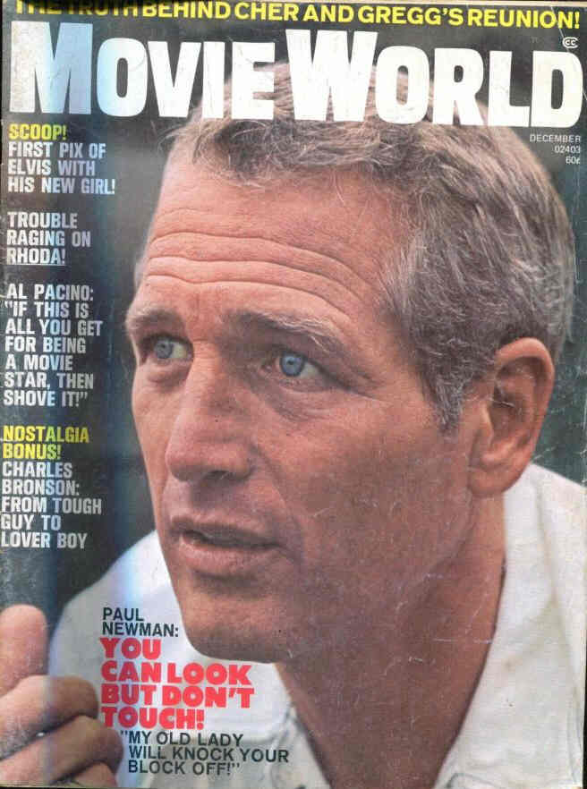 MOVIE WORLD magazine side cover  Vol 20 # 12 December 1975