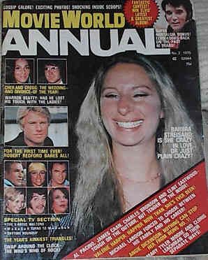 MOVIE WORLD magazine side cover  Annual  1975