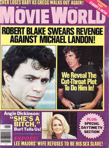 MOVIE WORLD magazine side cover  Vol 21 # 5 May 1976