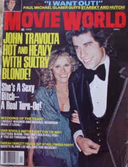 MOVIE WORLD magazine side cover  Vol 22 # 4 April 1977