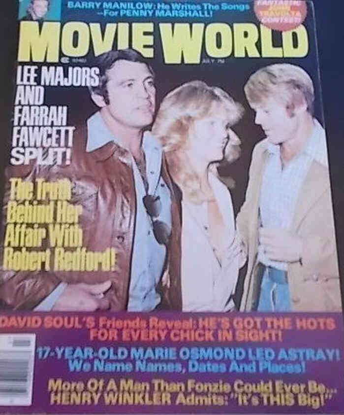 MOVIE WORLD magazine side cover  Vol 22 # 7 July 1977