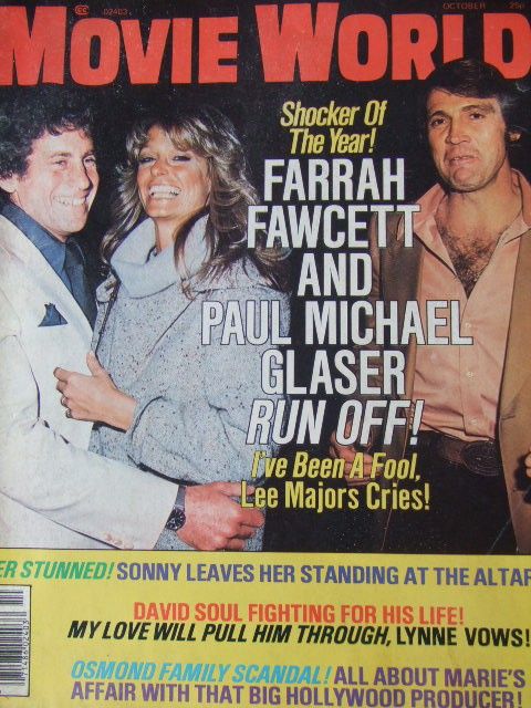 MOVIE WORLD magazine side cover  Vol 22 # 10 October 1977