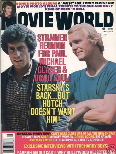 MOVIE WORLD magazine side cover  Vol 22 # 12 December 1977