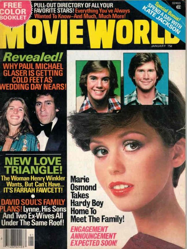 MOVIE WORLD magazine side cover  Vol 23 # 1 January 1978