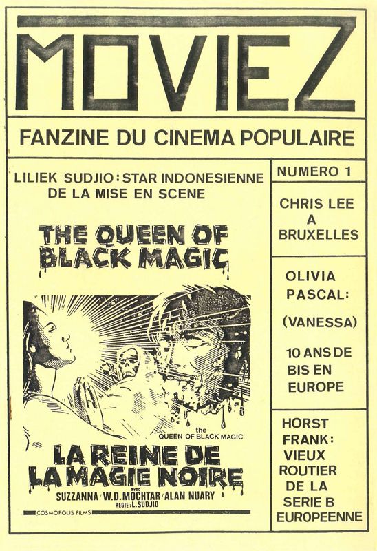 MOVIEZ magazine side cover Issue 1   1987