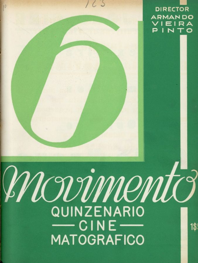 MOVIMENTO magazine side cover Issue 6 15 September 1933