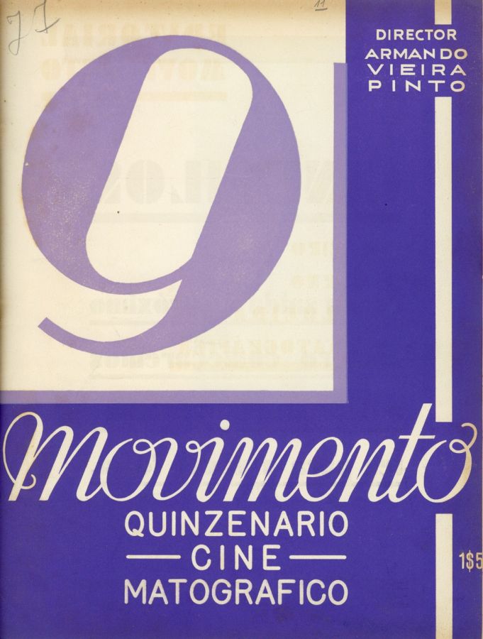 MOVIMENTO magazine side cover Issue 9 1 November 1933