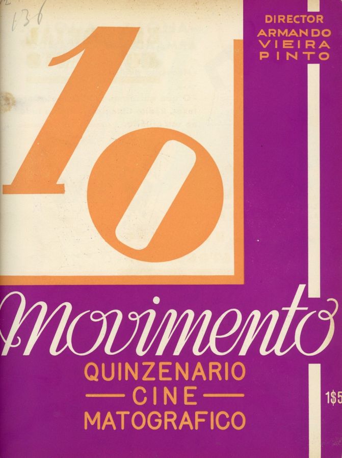 MOVIMENTO magazine side cover Issue 10 15 November 1933