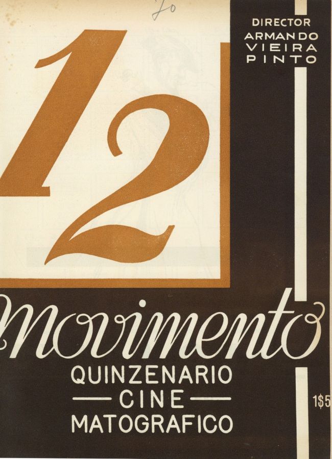 MOVIMENTO magazine side cover Issue 12 15 December 1933