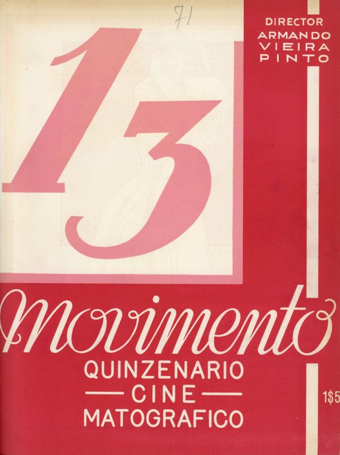 MOVIMENTO magazine side cover Issue 13 1 January 1934